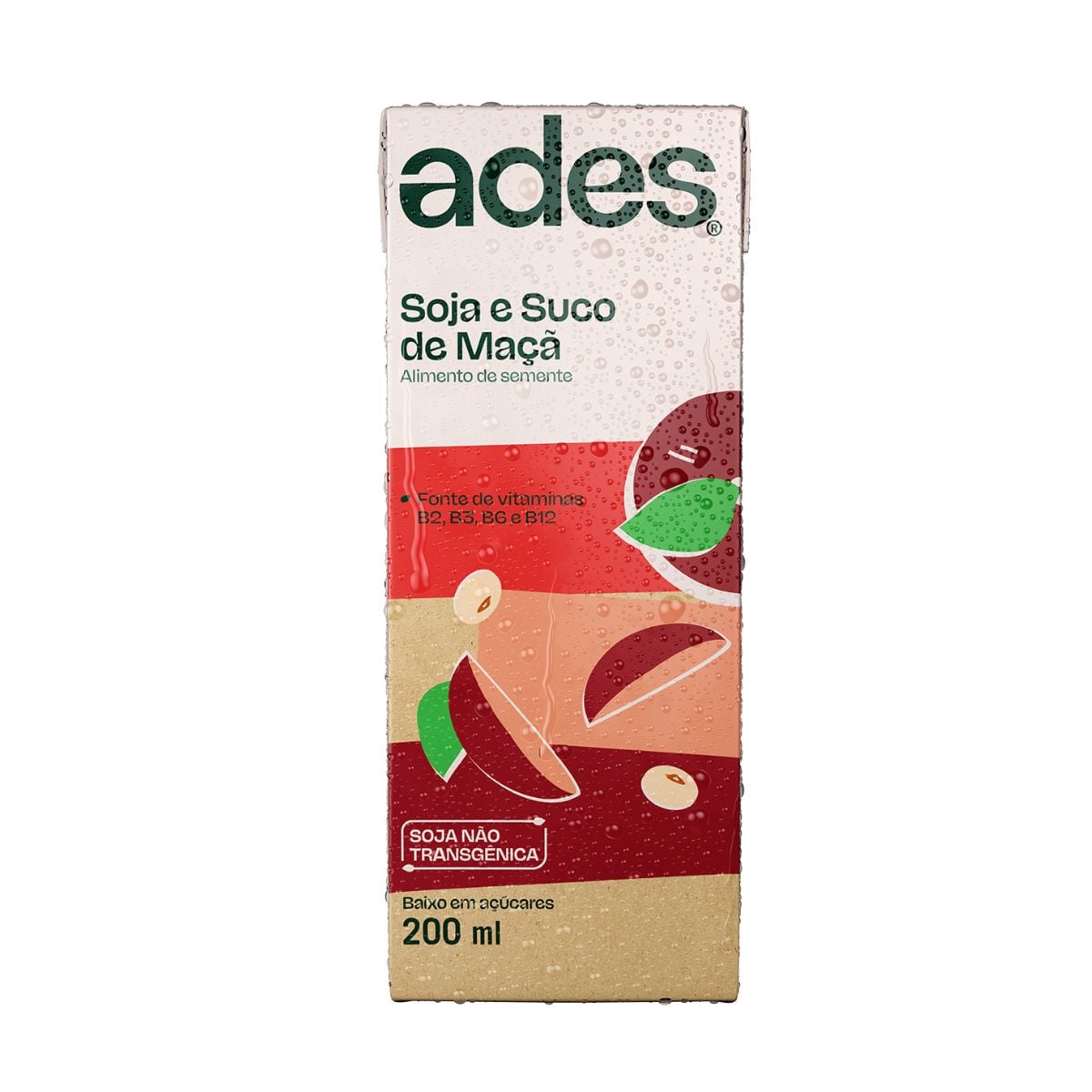 Bebida De Soja Ades Maçã 200ml